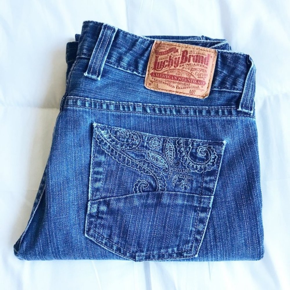 Lucky Brand Dungarees Pasha Lola Straight - 10/30